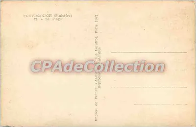 पॉएत-मांतेच (फिनिस्टेर) — प्लेज़ — इम्प्रिंट अलेन, पेरिस — पीछे