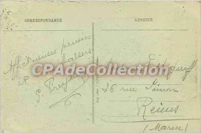 Paris - Panorama tirado da Bastilha - O Boulevard Beaumarchais e Boulevard Richard Lenoir — editor A. Abeille, Paris — Verso