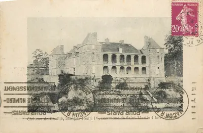 Castelo de Chaillé — construído por Henri IV, comunidade de Saint-Martin — editor desconhecido, número de série não visível