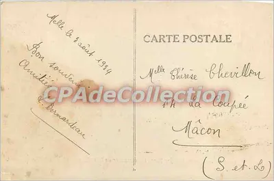 Castelo de Chaillé — construído por Henri IV, comunidade de Saint-Martin — editor desconhecido, número de série não visível — Verso
