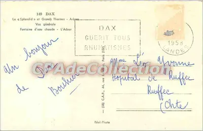 Dax — Ricordo di Dax — Réal-Photo — Verso