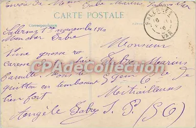 SALERNES (Var) — Fonte e vale de Saint-Barthélemy — Giraud édit. — Verso