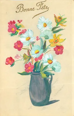 花束 — 好头 — 插图明信片