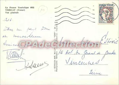 वेजेले - सामान्य दृश्य - ला फ्रांस टूरिस्टिक 8933 — पीछे