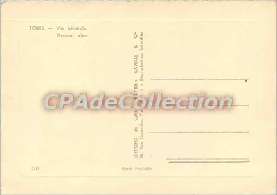 Tours — Ogólny widok — Wydawnictwo Estel, nr 2118 — Rewers