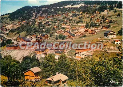 Meribel-les-Allues — vue générale des chalets en pente — éditeur C. Giry