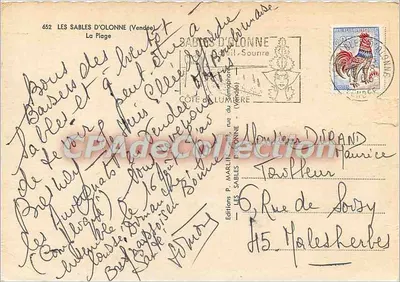 Les Sables-d'Olonne — La Plage — Éditions P. MARLITIÈRE — Reverso