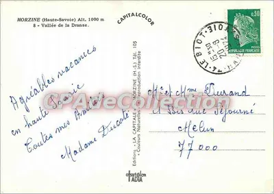 Morzine (Haute-Savoie) — Dolina Dranse — Wydawnictwo CAPITALECOLOR — Rewers