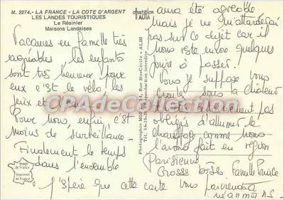 Les Landes — Casas Landaises — MOPY — Verso