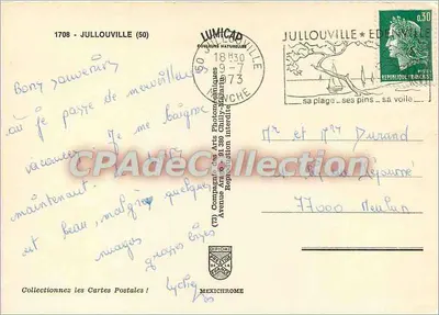 Jullouville — Plaża, kasyno, Klub żeglarski — Mexichrome — Rewers