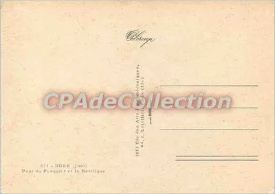 Dole (Jura) — Ponte del Pasquier e la Basilica — Cie des Arts Fonctionnaires — Verso