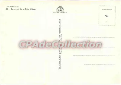 Côte d'Azur — Pittoreskowe — Wydawnictwo Sztuki Montluçon — Rewers