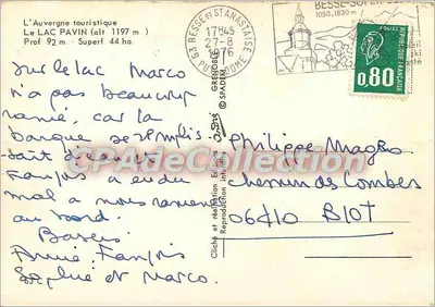 Lago Pavin — Auvergne — Edizioni SPADER — Verso