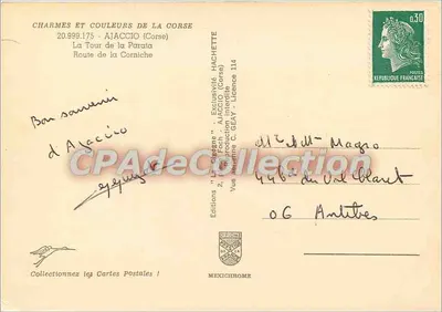 La Torre di Parata — Ajaccio, Corsica — Edizioni Hachette — Verso