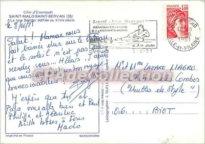Wieża Solidor — Saint-Malo (35) — MEXICHROME — Rewers