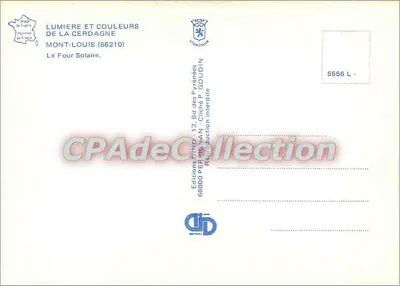Słoneczna pieca — Mont-Louis (66210) — Dítho — Rewers