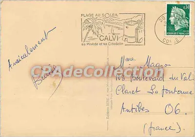 Na Floresta de Aitone, Córsega — fotografia de René, n° 1179 — Verso