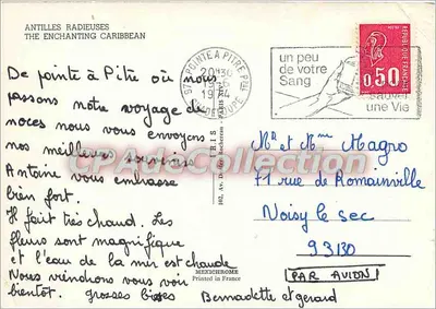 Antilhas - Antilhas Caribenhos - Mexichrome — Verso
