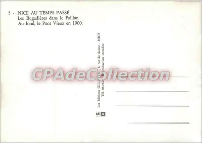 Nice no tempo passado — As Bugadières no Paillon — Les Éditions GILLETIA — Verso