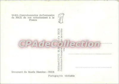 Stulecie Nice 1860-1960 — wydawca SEPT, NICE — Rewers