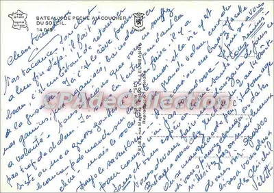 Barcos de pesca al atardecer — Ediciones 'S'LY — Villeurbanne — Reverso