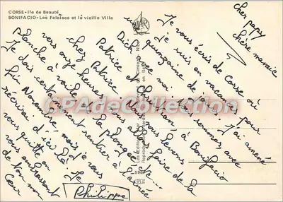 Bonifacio — De kliffen en de oude stad — Le Éditions du Crimée — Achterkant