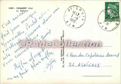 Innismont (Ain) — Het Kruisweg — Le Éditions J. GUILLARD (Rhône) — Achterkant