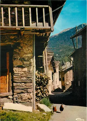 Bramans (Savoie) — Stara ulica wioski — Cing