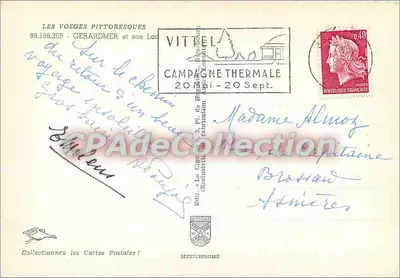 Gerardmer — Os Vosgues Pitorescos — editor Mexichrome — Verso