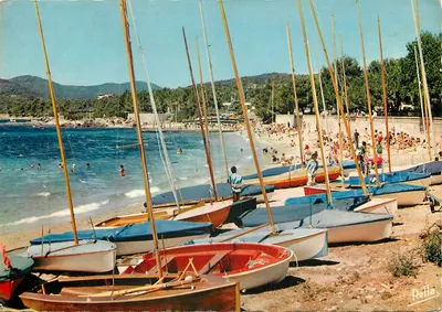 A praia de Issambres — Costa Azul — editada por Rella