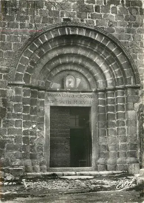 Entrée de l'Église — Serralongue — Éditeur Estel