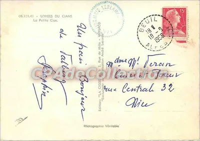 Góry Cians — Cigogne — Wydawnictwo T. Rue de Millo — Rewers