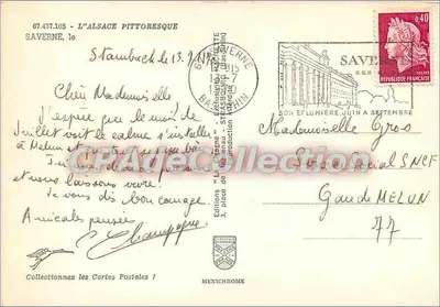 Saverne — widok panoramowy — Wydawnictwo MEXICHROME — Rewers