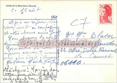 La Haute Maurienne — paysage alpin — éditeur Mexichrome — Verso