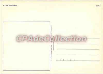 Rota do Condado — cartão postal turístico — Bilhete postal antigo déCollection n°39.118 — Verso