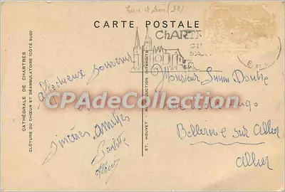 Catedral de Chartres — Claustro do Coro e Déambulatório (lado sul) — Rouvet, n° 100 — Verso