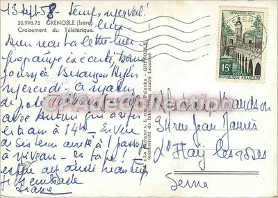 A Cegonha — Cruzamento do Teleférico — Editor André Lecomte — Verso