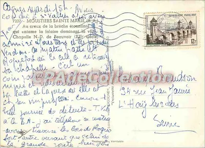 Cappella di Beauvoir — La Cigogne — Editore La Cigogne, serie 34 — Verso