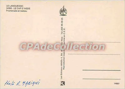 ले कैप ड'अग्दे — नाव पर घूमना — एडिशन्स «मार» — पीछे