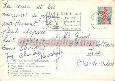 Savoie Francuska 1860-1960 — Centenario przynależności — Wydawnictwo TELs — Rewers