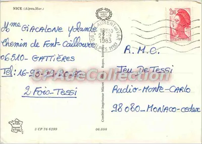 Costa Azul — Nice — editor RICE — Verso