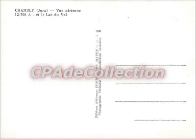 Chambly (Jura) — Widok z powietrza — Éditions Aériennes COWEN MACON — Rewers