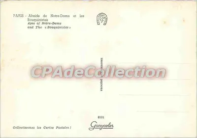 Parijs - Abside van Notre-Dame en de Bouquinistes — Gany — Achterkant