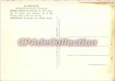 Meilars-Confort (Finistère) — famosa roda de carilhão do século XVI — editor A. Quimper — Verso