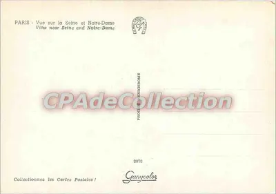 पेरिस — सीन पर दृश्य और नोट्र-डम — गैनीकलर — पीछे