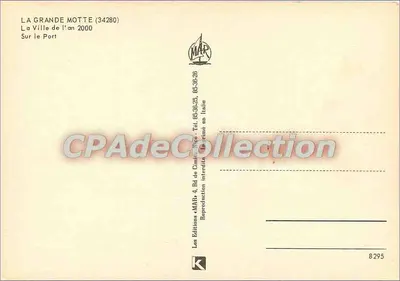 La Grande Motte — La Ciudad del Año 2000 — Ediciones MAR — Reverso