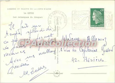 Kalanki Jonquet — La Seyne-sur-Mer — Wydane przez Bandal — Rewers