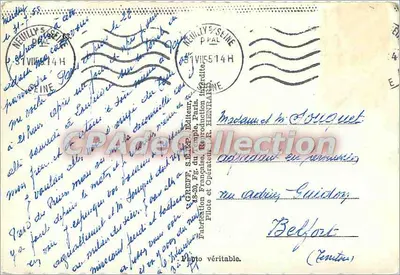 Notre-Dame de Paris — Lembrança de Paris — Gretz — Verso