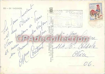 Homem sobre rochedos em Hossegor — Rooy — n°950 — Verso