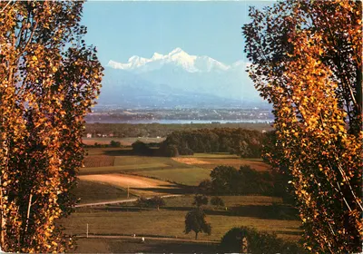 Le Lac Léman et le Mont Blanc, vus de Divonne-les-Bains — N° 3028 — Édition Cellard